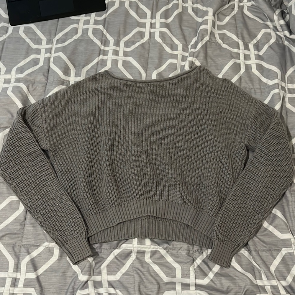 Small, cropped sweater, used couple of times, good condition